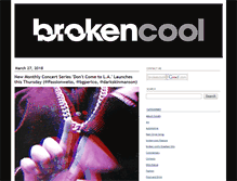 Tablet Screenshot of brokencool.com